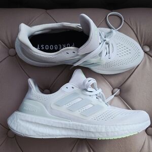 ADIDAS PUREBOOST Athletic Sneakers Sport Active Run Mint Neon Green 8.5